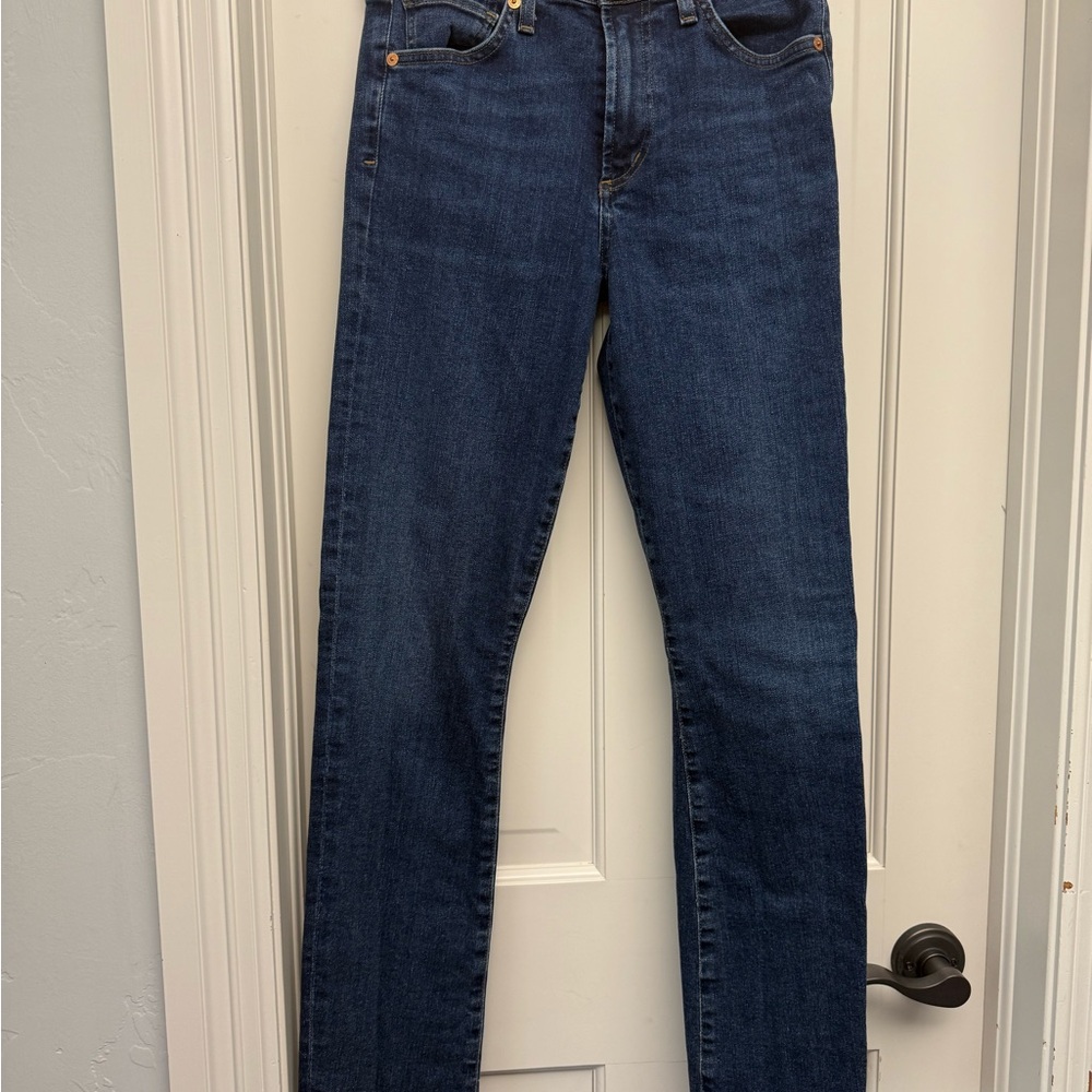 Citizens Of Humanity Blue Straight Leg Jeans Classic Fit